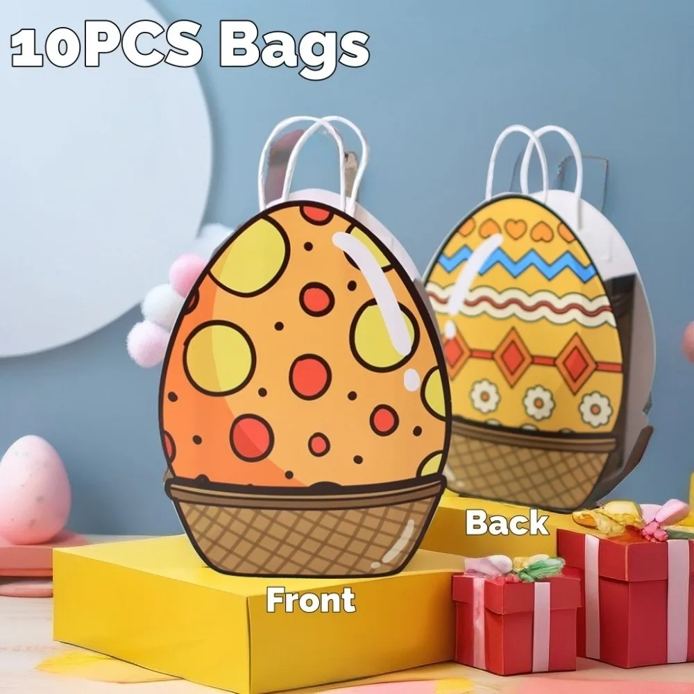 10pcs Colorful Easter Egg Bags Heart Flower Easter Paper Gift Bags Cute with Handles Candy Snacks Present Bags Party Favors
10pcs Colorful Easter Egg Bags Heart Flower Easter Paper Gift Bags Cute with Handles Candy Snacks Present Bags Party Favors