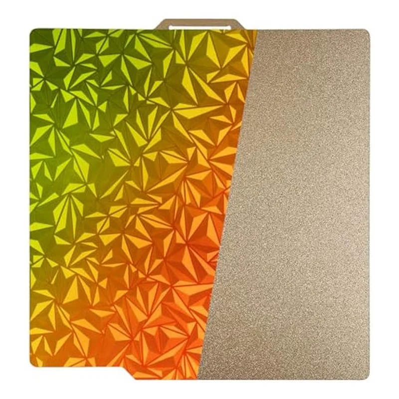 New-Double-Sided Smooth Chameleon+Textured Build Plate 257X257mm,Flexible Spring Steel Build Plate Removable Platform
New-Double-Sided Smooth Chameleon+Textured Build Plate 257X257mm,Flexible Spring Steel Build Plate Removable Platform