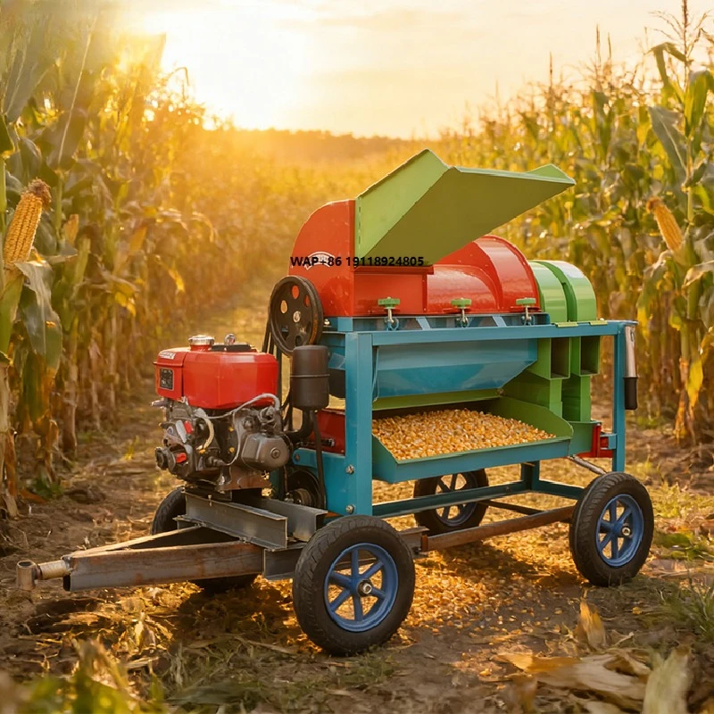 2026 Multifunctional Corn Thresher Sheller Machine with Mobile Wheels Electric Start Engine for Farm Use
2026 Multifunctional Corn Thresher Sheller Machine with Mobile Wheels Electric Start Engine for Farm Use