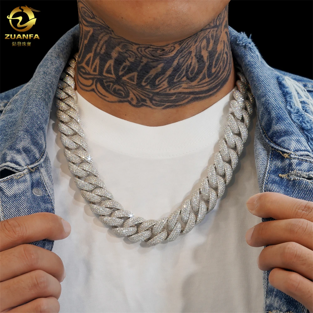 Wholesale price silver jewelry factory panyu hiphop iced out d color vvs lab diamond cuban link chain moissanite 14k gold plated
Wholesale price silver jewelry factory panyu hiphop iced out d color vvs lab diamond cuban link chain moissanite 14k gold plated