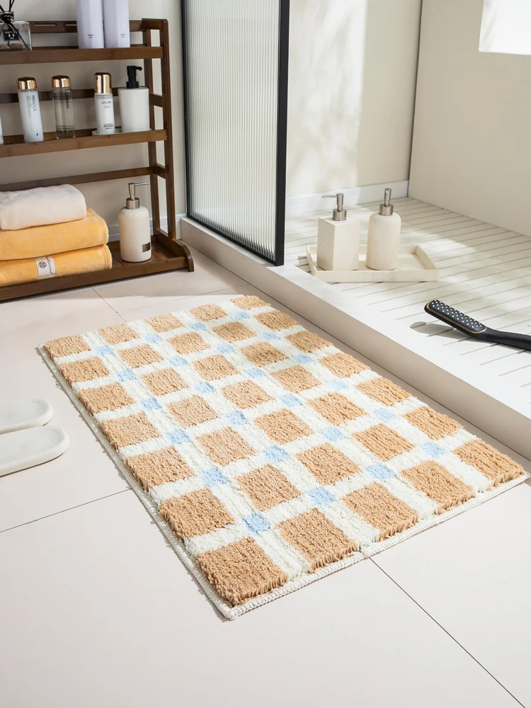 Thickened Korean Style Bathroom Mat Absorbent Velvet Bath Tub Anti-Slip Foot Pad Bedroom Bedside Carpet Home Use Rug
Thickened Korean Style Bathroom Mat Absorbent Velvet Bath Tub Anti-Slip Foot Pad Bedroom Bedside Carpet Home Use Rug