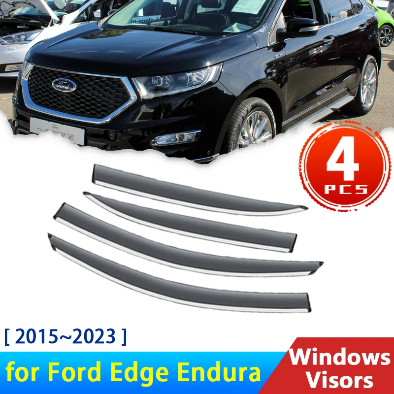 4x Car Windowa Visors for Ford Edge Endura 2015~2023 II 2018 Accessories Deflectors Rain Eyebrow Guard Sun Visor Protector Cover
4x Car Windowa Visors for Ford Edge Endura 2015~2023 II 2018 Accessories Deflectors Rain Eyebrow Guard Sun Visor Protector Cover