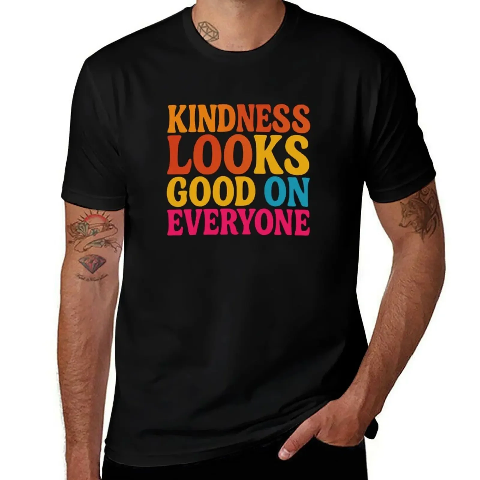 Kindness Looks Good on Everyone – Retro Rainbow T-Shirt blacks basketball graphic tees mens t shirt graphic
Kindness Looks Good on Everyone – Retro Rainbow T-Shirt blacks basketball graphic tees mens t shirt graphic