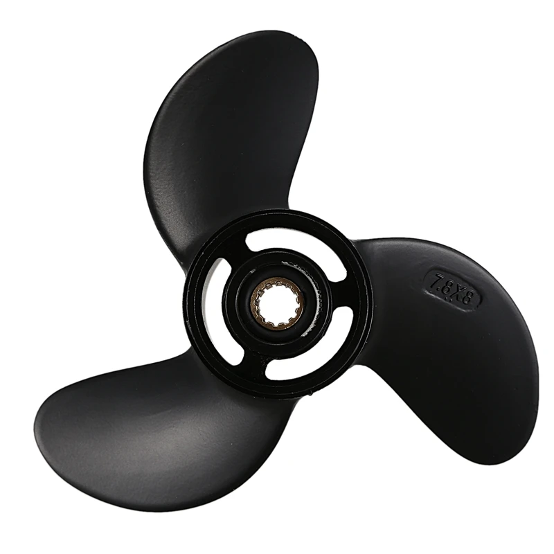 X-T Aluminum Outboard Propeller 7.8X8 for Tohatsu Nissan Mercury 4-6Hp 3R1W64516-0 
X-T Aluminum Outboard Propeller 7.8X8 for Tohatsu Nissan Mercury 4-6Hp 3R1W64516-0