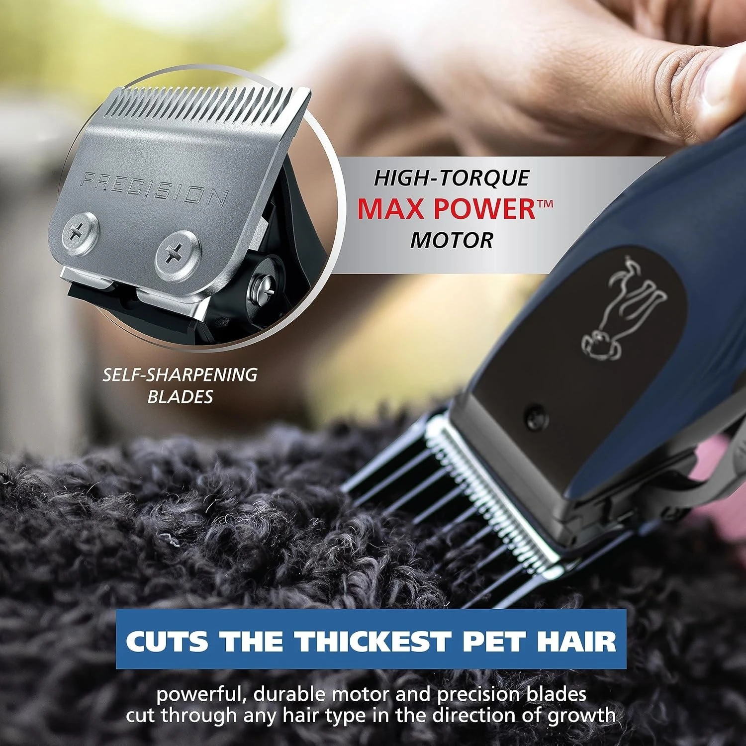 Lithium Ion Rechargeable Cordless Dog Grooming Kit - Heavy Duty Cordless Electric Dog Clippers - Model 3024675
Lithium Ion Rechargeable Cordless Dog Grooming Kit - Heavy Duty Cordless Electric Dog Clippers - Model 3024675