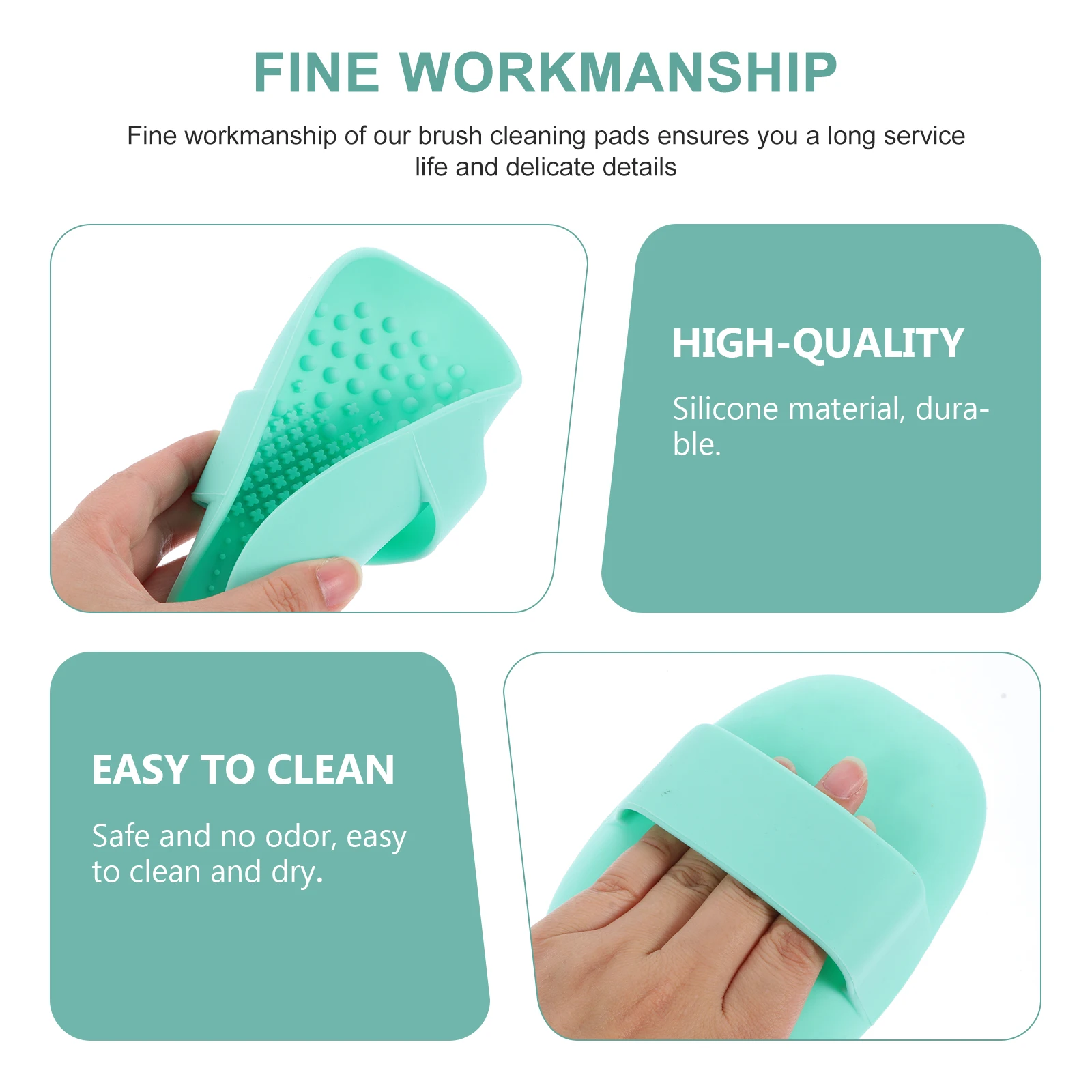 2 Pcs Silicone Makeup Brush Cleaning Pad Scrubber Mats Silica Gel Brushes Cleaner
2 Pcs Silicone Makeup Brush Cleaning Pad Scrubber Mats Silica Gel Brushes Cleaner