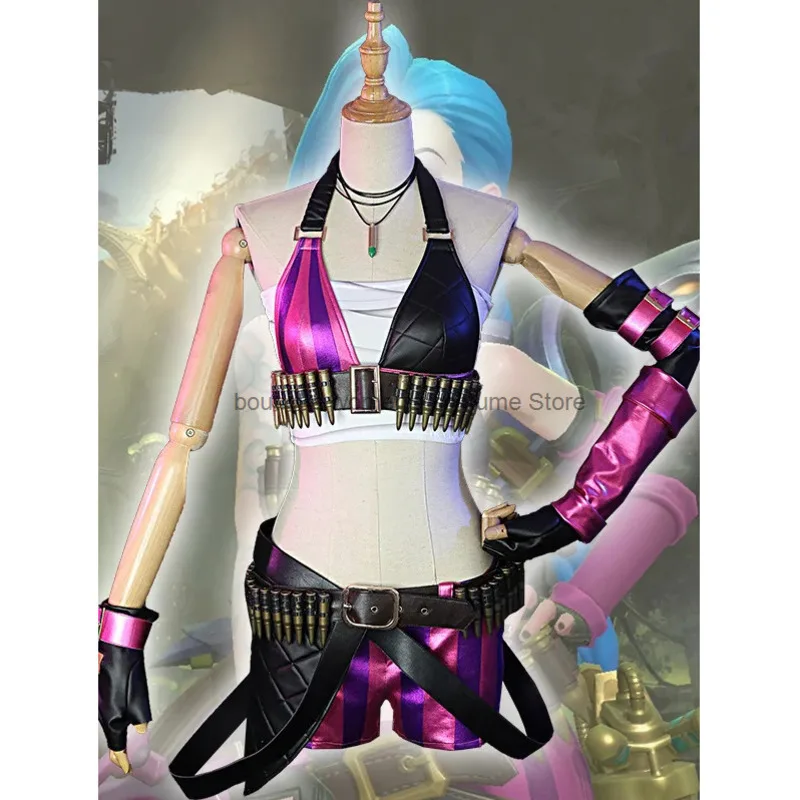 Jinx Cosplay Women Battle Costume The Mercenary From League Of Legends Cosplay Costume Lol Jinx Original Skin Game Suit
Jinx Cosplay Women Battle Costume The Mercenary From League Of Legends Cosplay Costume Lol Jinx Original Skin Game Suit