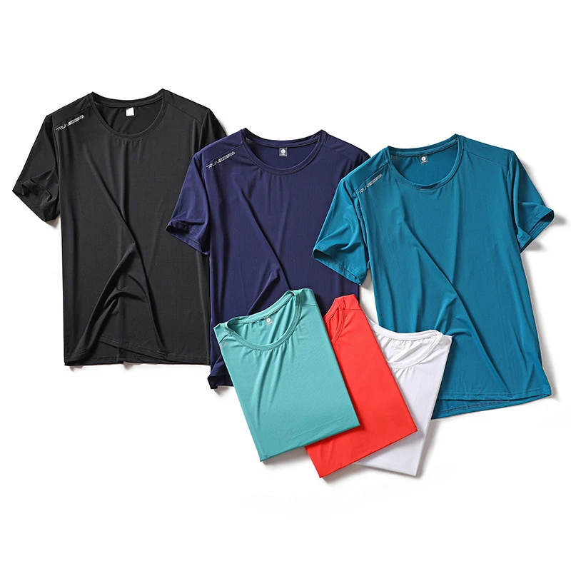 Professional Ice Silk Quick Dry High Elasticity Couple Style Men's Summer Thin Short Sleeve Sporty T-Shirt Youth Fashion
Professional Ice Silk Quick Dry High Elasticity Couple Style Men's Summer Thin Short Sleeve Sporty T-Shirt Youth Fashion