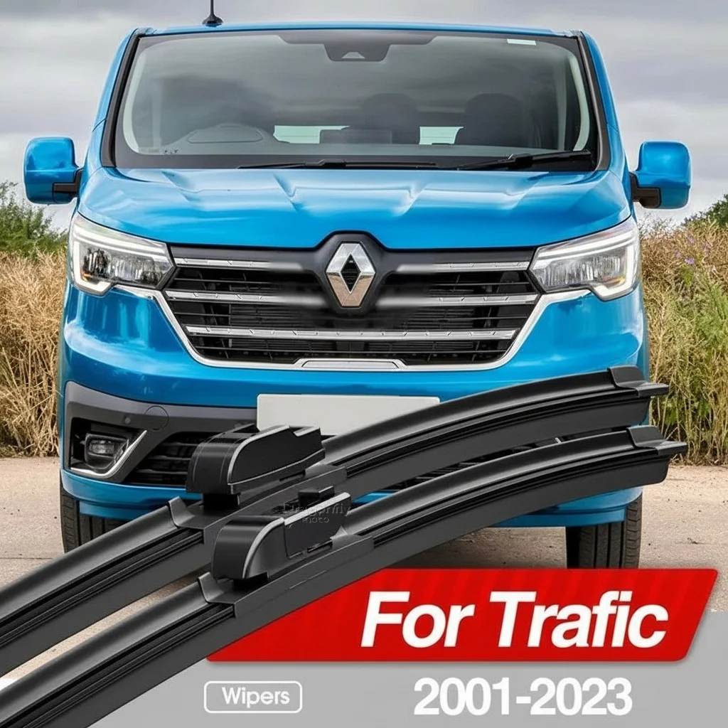 For Renault Trafic 2001-2023 Front Windshield Wiper Blades 2pcs Windscreen Window Accessories 2002 2008 2010 2013 2015 2019 2020
For Renault Trafic 2001-2023 Front Windshield Wiper Blades 2pcs Windscreen Window Accessories 2002 2008 2010 2013 2015 2019 2020