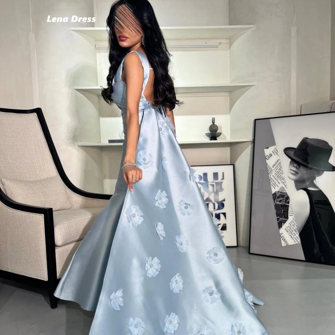 Lena 3D Flowers Elegant Evening Dresses for Women Luxury Woman Evening Dress Women Elegant Party Sky Blue Satin Custom Made Prom
Lena 3D Flowers Elegant Evening Dresses for Women Luxury Woman Evening Dress Women Elegant Party Sky Blue Satin Custom Made Prom