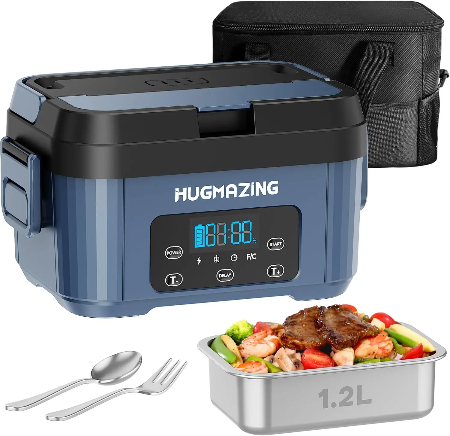 Rechargeable Electric Lunch Box – Self-Heating Food Warmer for Work & Travel, 1.2L Stainless Steel, Battery Powered, Portable
Rechargeable Electric Lunch Box – Self-Heating Food Warmer for Work & Travel, 1.2L Stainless Steel, Battery Powered, Portable