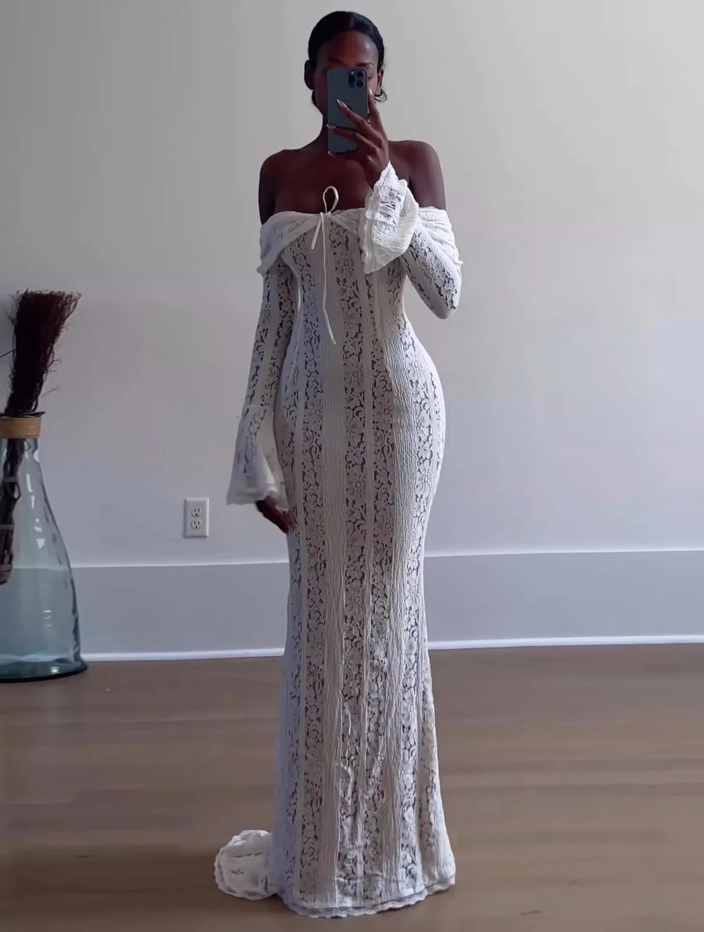 Suninheart White Evening Dresses for Events Red Long Sleeve Lace Elegant Party Dresses 2025 Women Luxury Wedding Prom Dress Gown 52 Sd460667ccd3144afbc8f5b0610104ddf1