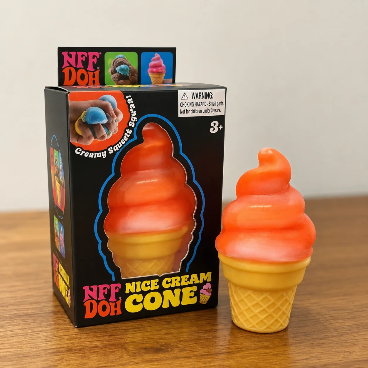 Stress Relief Ice Cream Cone Squishy Toy - Play GORO Nice Cream Sensory Squeeze Fidget Toy, Soft Anti-Anxiety Toy for Kids Adults ADHD Autism
Stress Relief Ice Cream Cone Squishy Toy - Play GORO Nice Cream Sensory Squeeze Fidget Toy, Soft Anti-Anxiety Toy for Kids Adults ADHD Autism