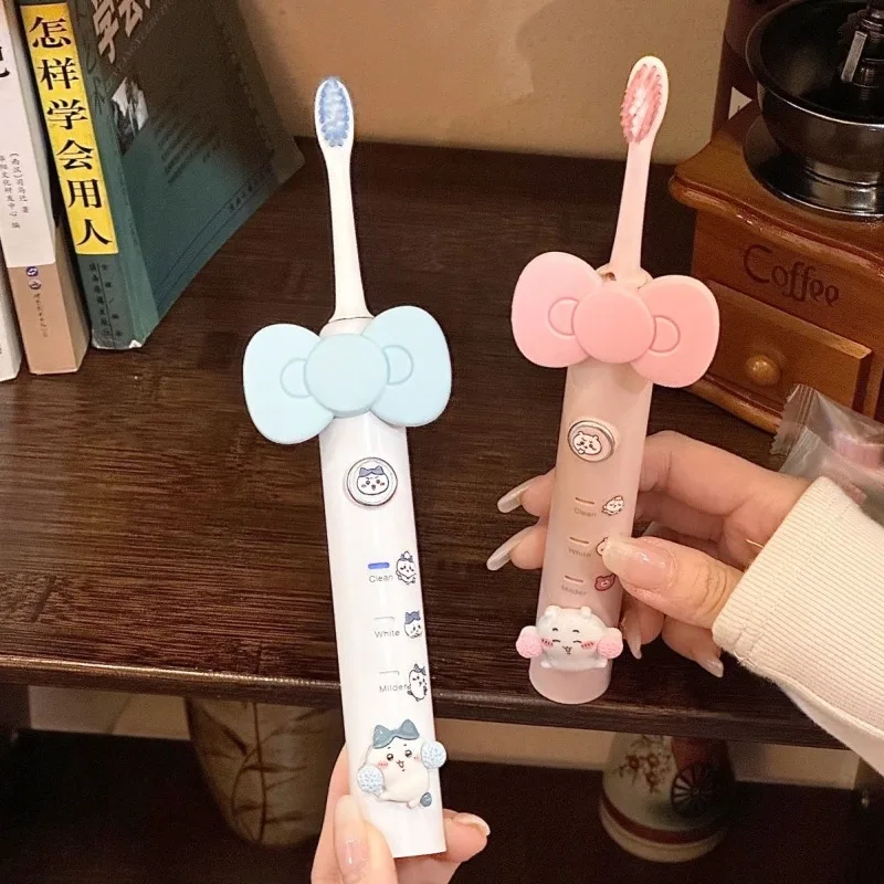 Cinnamoroll аниме Kawaii Sanrio Ins электрическая зубная щетка милые взрослые Chiikawa перезаряжаемые студенческие мягкие волосы подарки для девочек
Cinnamoroll аниме Kawaii Sanrio Ins электрическая зубная щетка милые взрослые Chiikawa перезаряжаемые студенческие мягкие волосы подарки для девочек