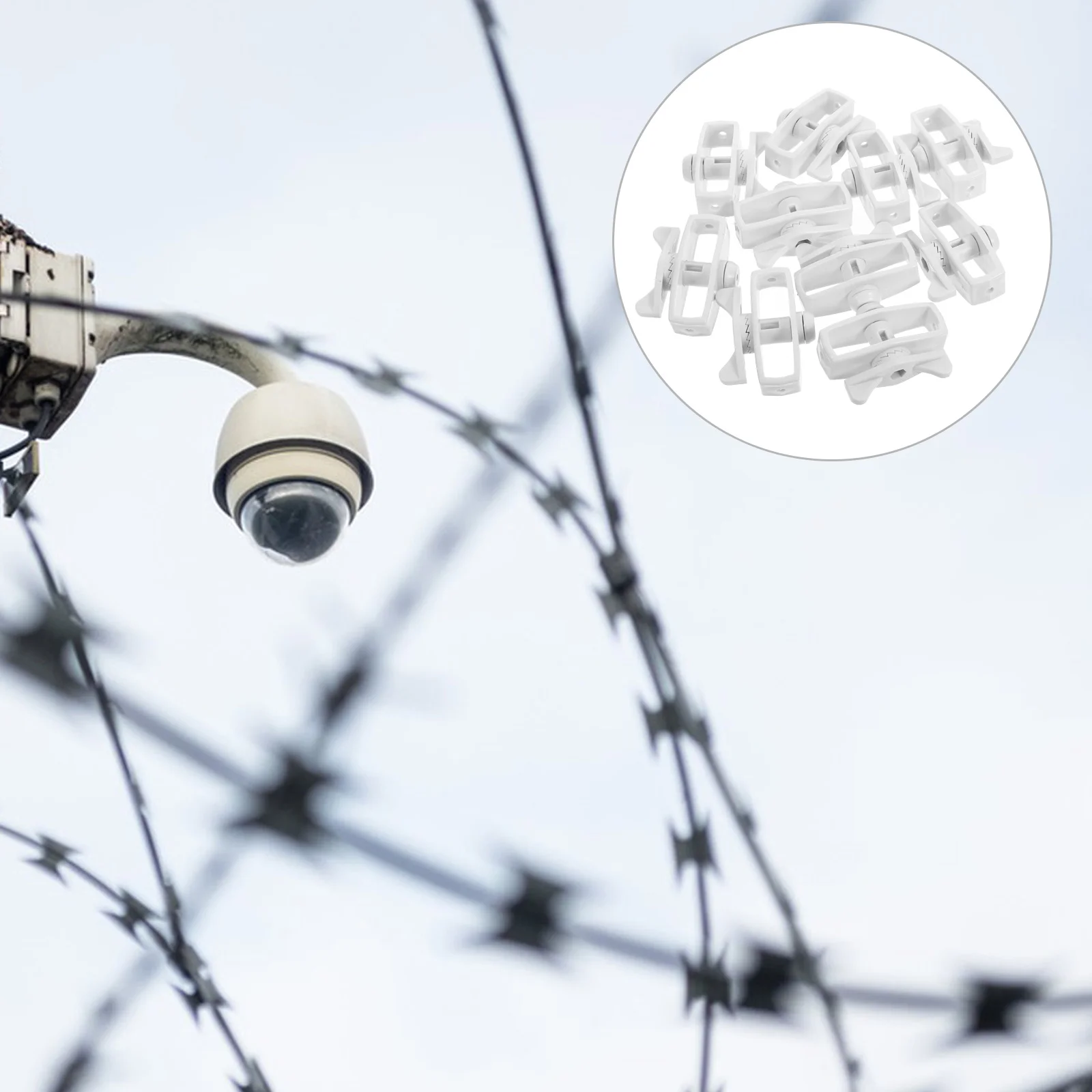 10pcs Electronic Fence Tightener Durable Insulators Cable Tensioner Fence Accessories White Bolt Ideal Farmers Gardening
10pcs Electronic Fence Tightener Durable Insulators Cable Tensioner Fence Accessories White Bolt Ideal Farmers Gardening