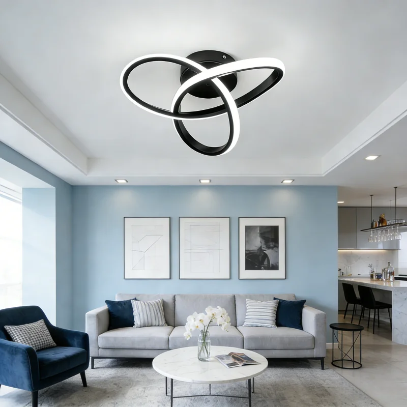 22W LED Ceiling Light Chandelier Three Colors Ceiling Lamp Household Modern Style Chandelier for Bedroom Kitchen Home Decor
22W LED Ceiling Light Chandelier Three Colors Ceiling Lamp Household Modern Style Chandelier for Bedroom Kitchen Home Decor