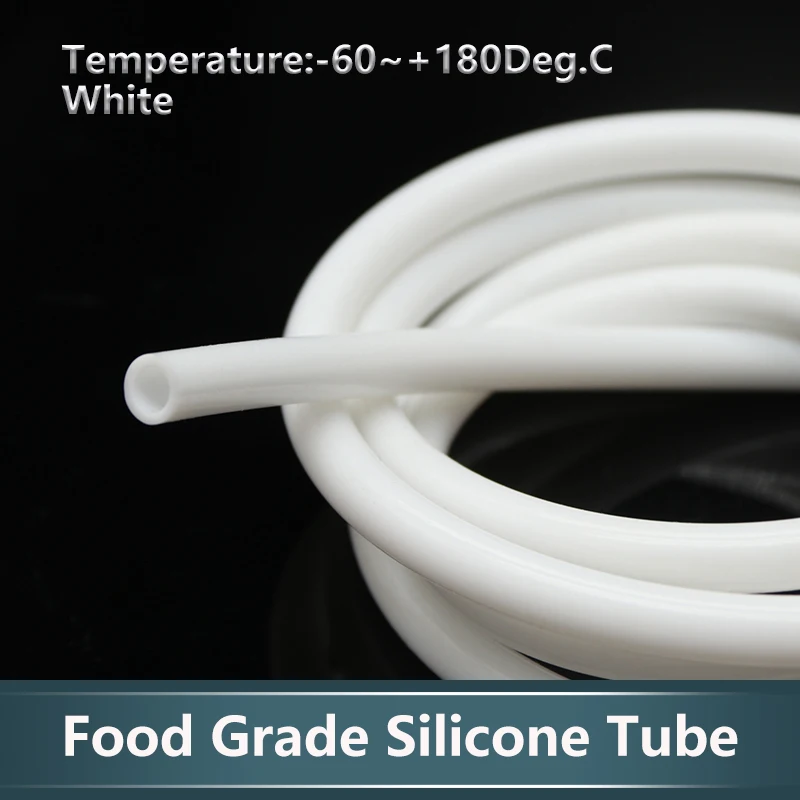 1~10M White Flexible Silicone Tube ID 0.5-32mm Food Grade Rubber Hose Aquarium Air Irrigation Pipes Water Connector Garden Hoses
1~10M White Flexible Silicone Tube ID 0.5-32mm Food Grade Rubber Hose Aquarium Air Irrigation Pipes Water Connector Garden Hoses