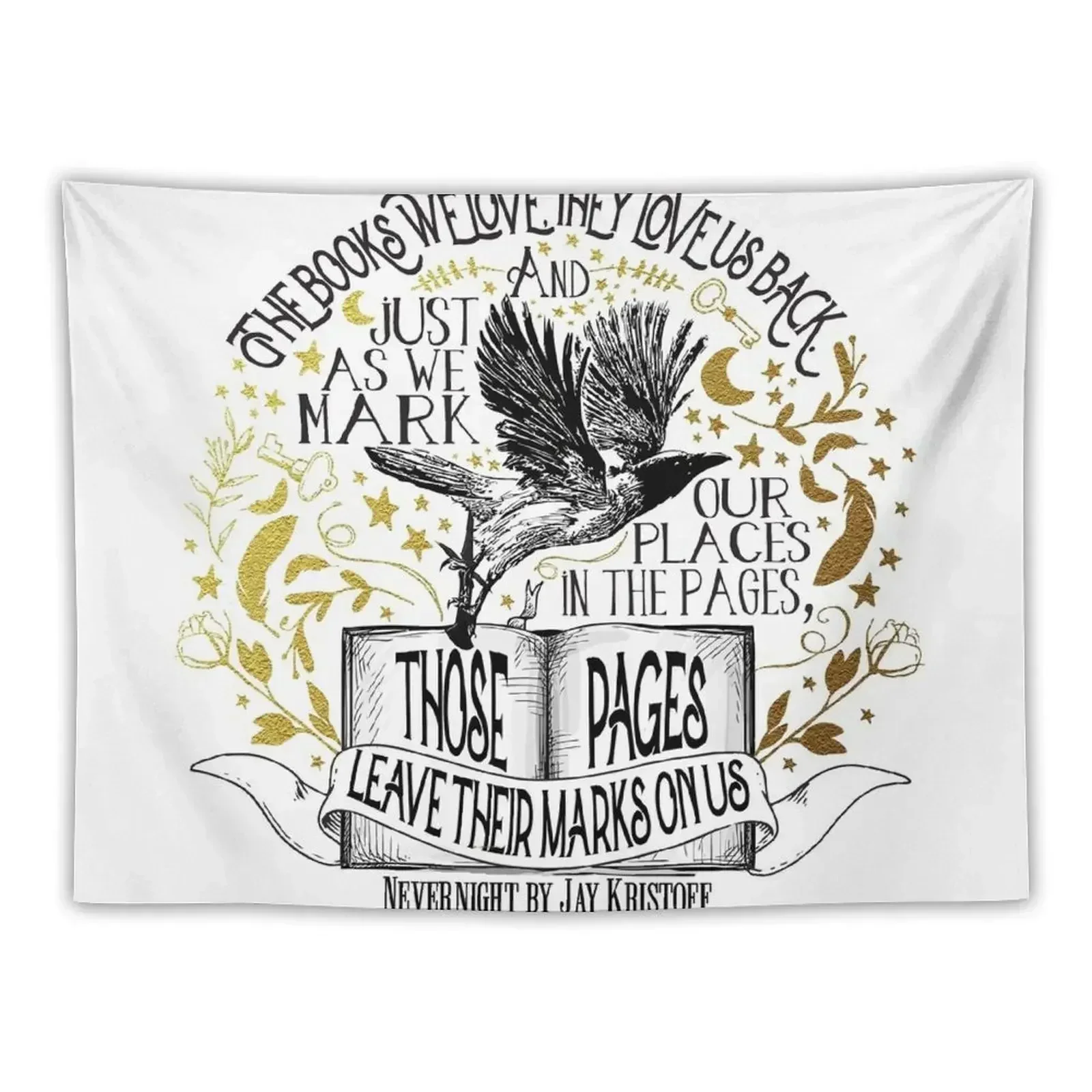 Nevernight - Books Love Us Back Tapestry Wall Mural Room Aesthetic Decor Tapestry
Nevernight - Books Love Us Back Tapestry Wall Mural Room Aesthetic Decor Tapestry