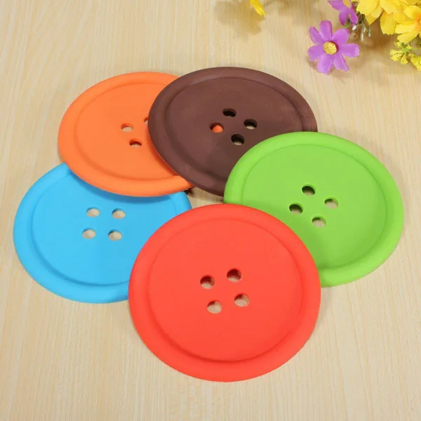 5pcs Silicone Cup Mat Coasters Desk Insulated Holder Button Cushion 8 5cm Reusable Protect Tables Decor Home Office
5pcs Silicone Cup Mat Coasters Desk Insulated Holder Button Cushion 8 5cm Reusable Protect Tables Decor Home Office