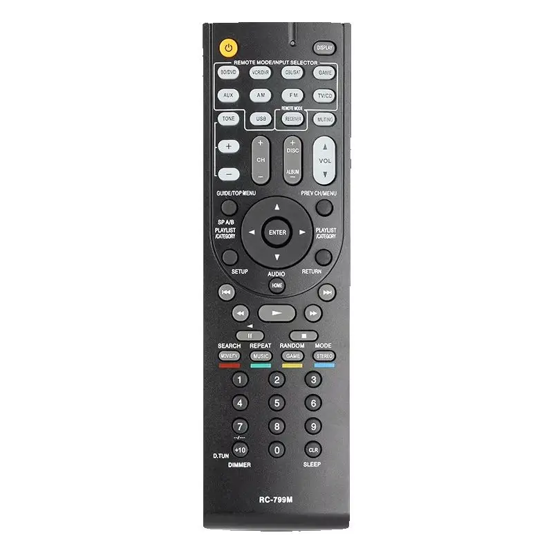 RC-799M For Onkyo Remote Control Replacement, For Onkyo AV Receiver HTRC430 HT-S3500 HT-R548 HT-RC330 TX-SR313 HT-S5500
RC-799M For Onkyo Remote Control Replacement, For Onkyo AV Receiver HTRC430 HT-S3500 HT-R548 HT-RC330 TX-SR313 HT-S5500