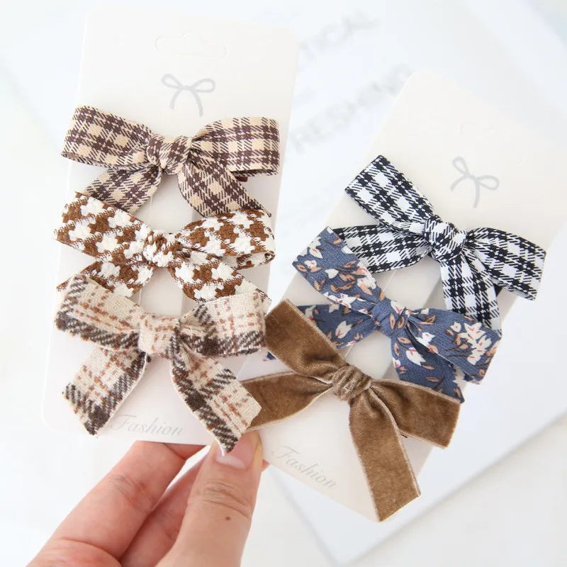 3pcs Vintage Baby Girl Hair Clips Handmade Cotton Bows Crochet Woolen Floral Print Kids Hairgrips Cute Children Hair Accessories
3pcs Vintage Baby Girl Hair Clips Handmade Cotton Bows Crochet Woolen Floral Print Kids Hairgrips Cute Children Hair Accessories