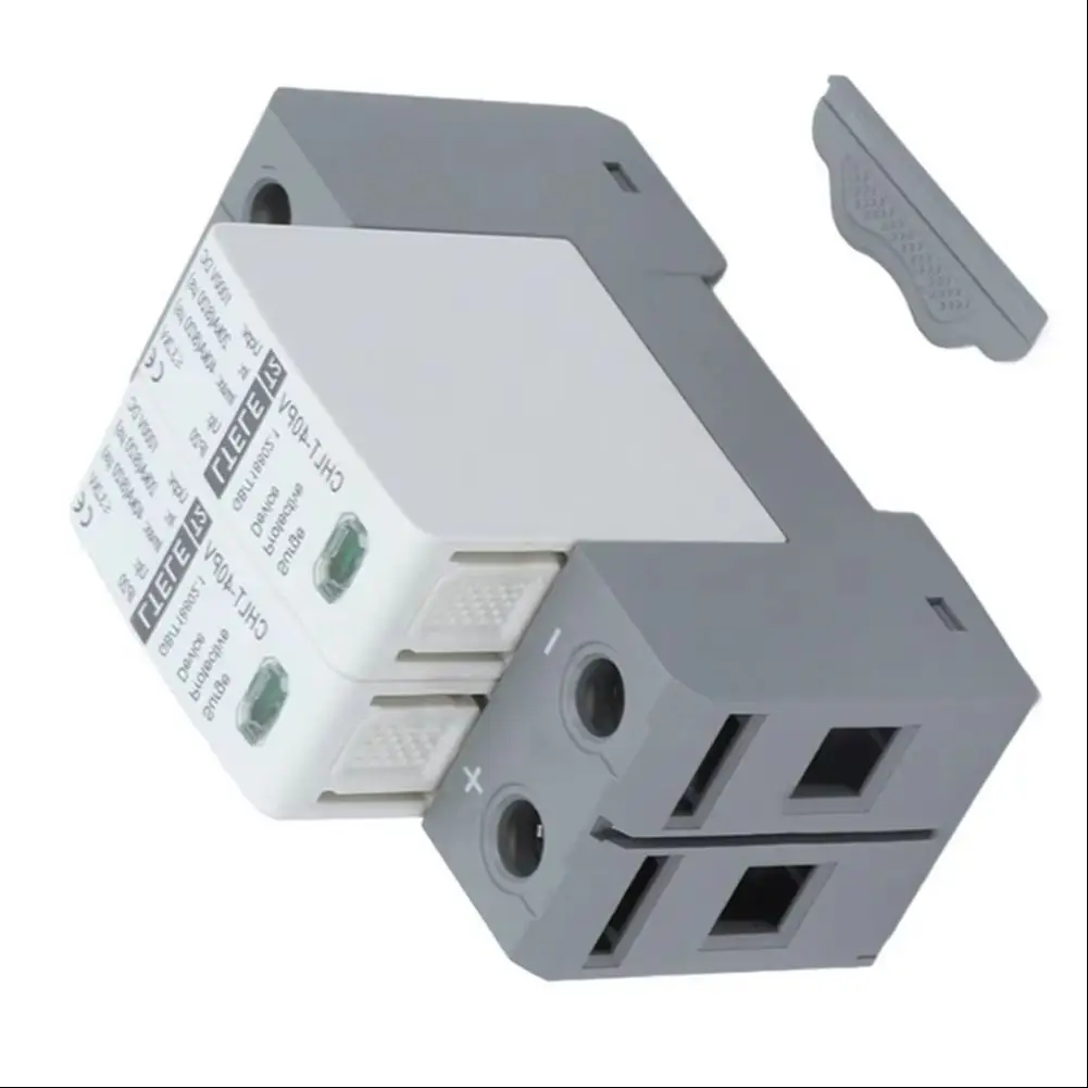 Solar Systems Surge Protector - 2 Pole Protection Device Protection Performance Suitable For Electrical Connection