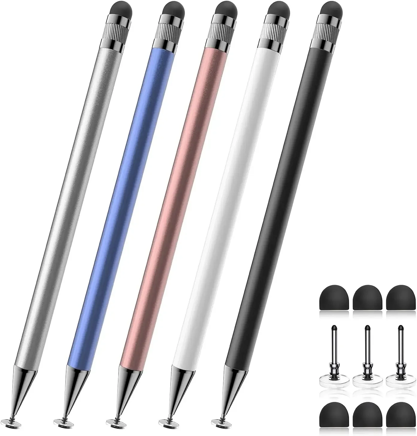 Bopomofo Stylus (5 Pcs), 2-in-1 Stylus Pen for Touch Screen, High Precision and Sensitivity, Compatible with Touch Screens
Bopomofo Stylus (5 Pcs), 2-in-1 Stylus Pen for Touch Screen, High Precision and Sensitivity, Compatible with Touch Screens