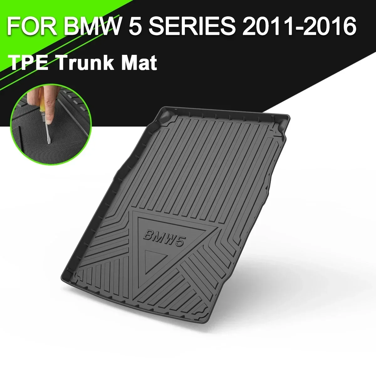 Накладка на багажник автомобиля, коврик для BMW 5 серии 2011-2016, ТПЭ, водонепроницаемые Нескользящие резиновые аксессуары для груза
Накладка на багажник автомобиля, коврик для BMW 5 серии 2011-2016, ТПЭ, водонепроницаемые Нескользящие резиновые аксессуары для груза