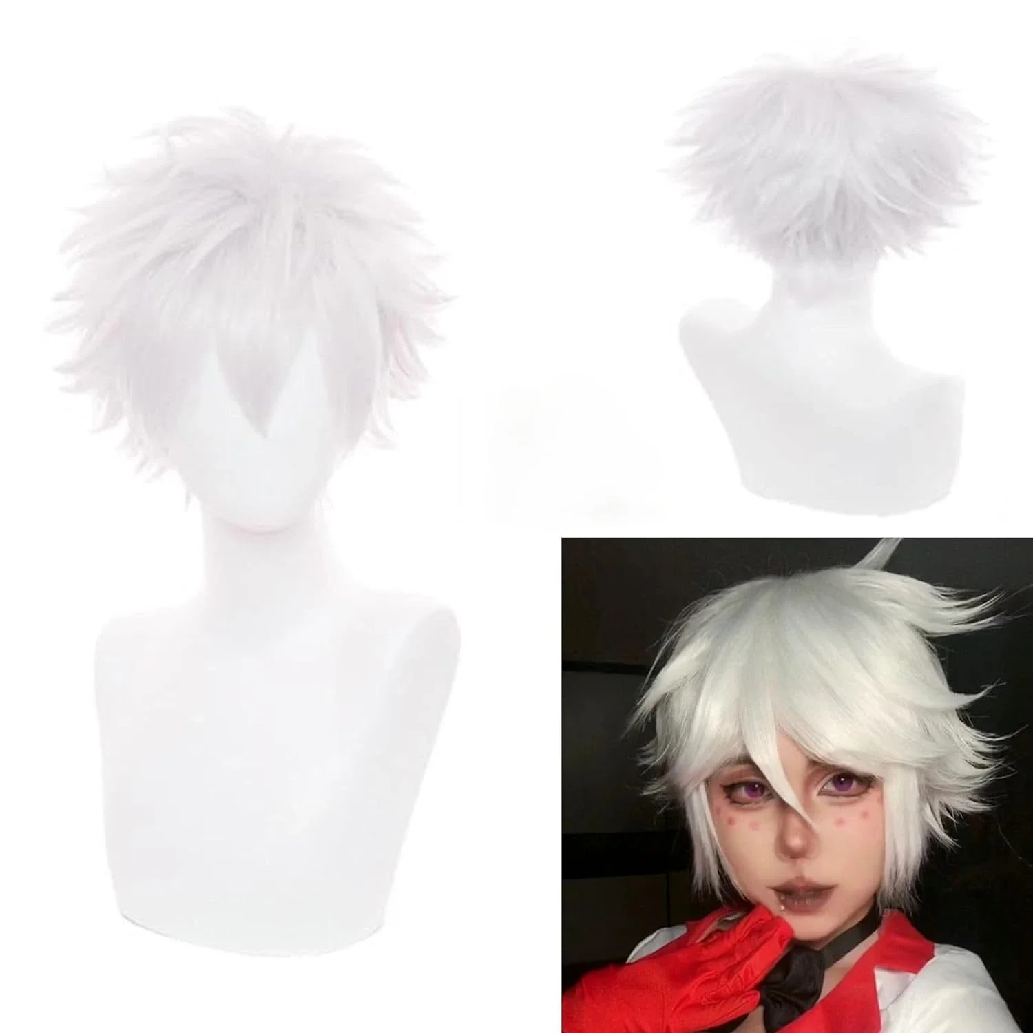 Белый короткий парик для мальчиков, белый парик для косплея, парик 4 дюйма, прямой волнистый парик для косплея для мужчин, синтетический парик
Белый короткий парик для мальчиков, белый парик для косплея, парик 4 дюйма, прямой волнистый парик для косплея для мужчин, синтетический парик