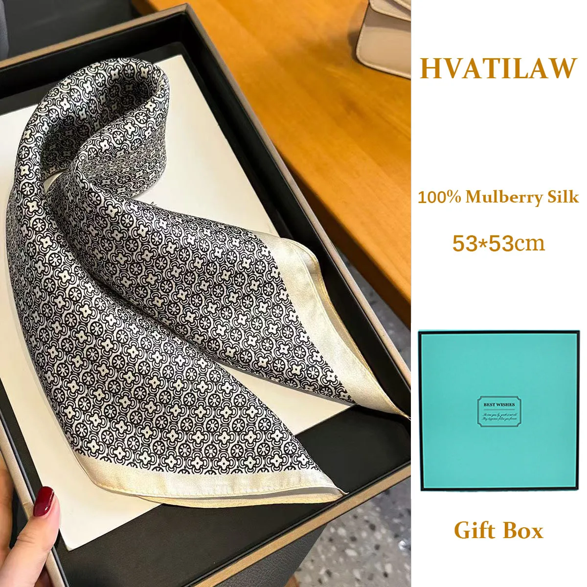 Luxury 100% Mulberry Silk Scarf Women Fashion Design Small Square Shawl Neck Hair Hairband Headband Neckerchief Hijab Bandana
Luxury 100% Mulberry Silk Scarf Women Fashion Design Small Square Shawl Neck Hair Hairband Headband Neckerchief Hijab Bandana