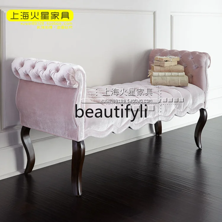 American minimalist fabric pull-up sofa, European-style rural solid wood bedside stool, French casual sofa stool
American minimalist fabric pull-up sofa, European-style rural solid wood bedside stool, French casual sofa stool
