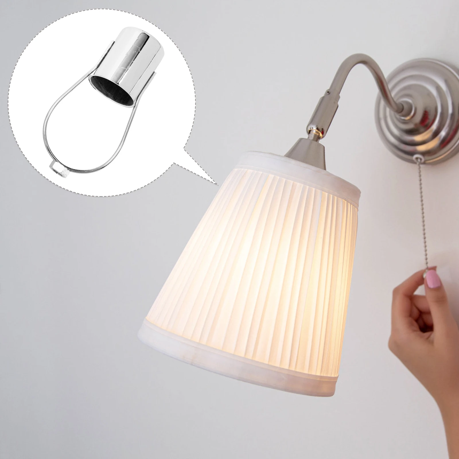 8Pcs E27/E14 Shade Ring Fitter Lamp Holder Cups DIY Decorative Lighting Accessories
8Pcs E27/E14 Shade Ring Fitter Lamp Holder Cups DIY Decorative Lighting Accessories