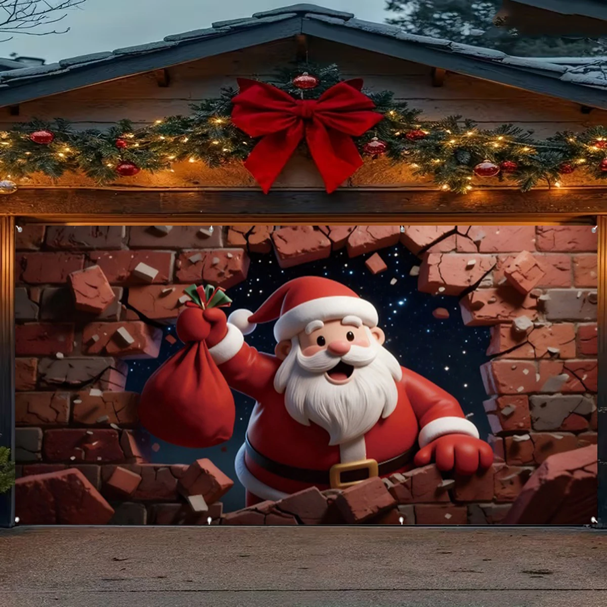 Рождественский декор для гаражных ворот, фон, зимняя луна, ночь, кирпичная стена, Санта-Клаус, большой уличный фон для фотосъемки гаражных ворот
Рождественский декор для гаражных ворот, фон, зимняя луна, ночь, кирпичная стена, Санта-Клаус, большой уличный фон для фотосъемки гаражных ворот