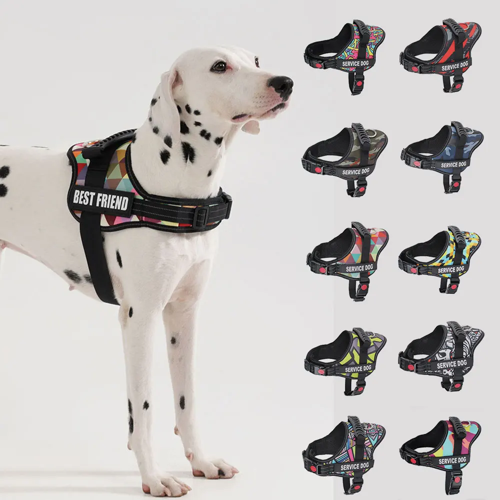 Fashion Camo Style Dog Walking Harness For Medium And Large Dogs Outdoor Walking Sports Training Harness Pet Vest Supplies
Fashion Camo Style Dog Walking Harness For Medium And Large Dogs Outdoor Walking Sports Training Harness Pet Vest Supplies