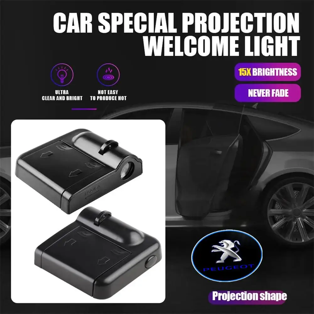 2/4PCS LED Car Door Welcome Light HD car Logo Projector Easy Installation Fit Peugeot 206 308 3008 208 407 508 2008 5008 107 106
2/4PCS LED Car Door Welcome Light HD car Logo Projector Easy Installation Fit Peugeot 206 308 3008 208 407 508 2008 5008 107 106