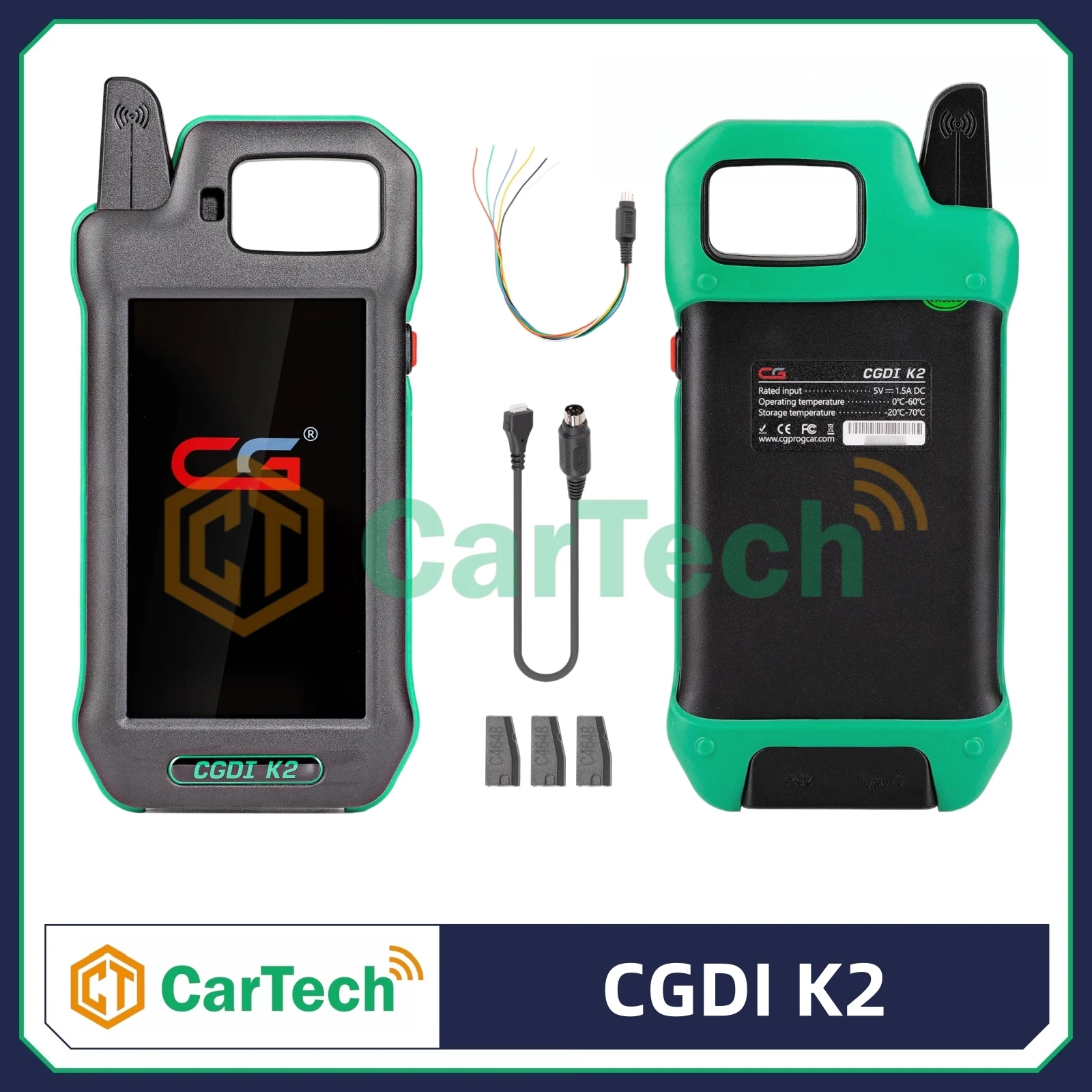 CGDI K2 Remote Key Programmer With 3pcs C4648 Super Chips Support 96Bit ID48 Copy Newly Add BM.W BDC3 VW 5D 5C Key Copy
CGDI K2 Remote Key Programmer With 3pcs C4648 Super Chips Support 96Bit ID48 Copy Newly Add BM.W BDC3 VW 5D 5C Key Copy