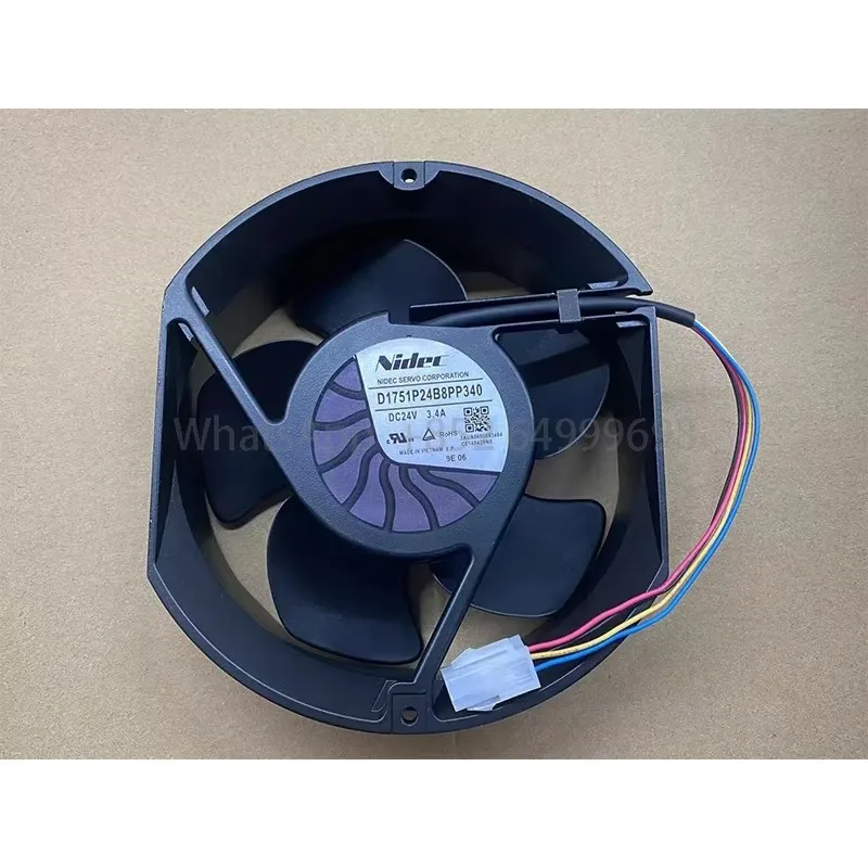 original D1751P24B8PP340 24V 3.4A 17cm ABB 880/580 frequency converter dedicated cooling fan
original D1751P24B8PP340 24V 3.4A 17cm ABB 880/580 frequency converter dedicated cooling fan