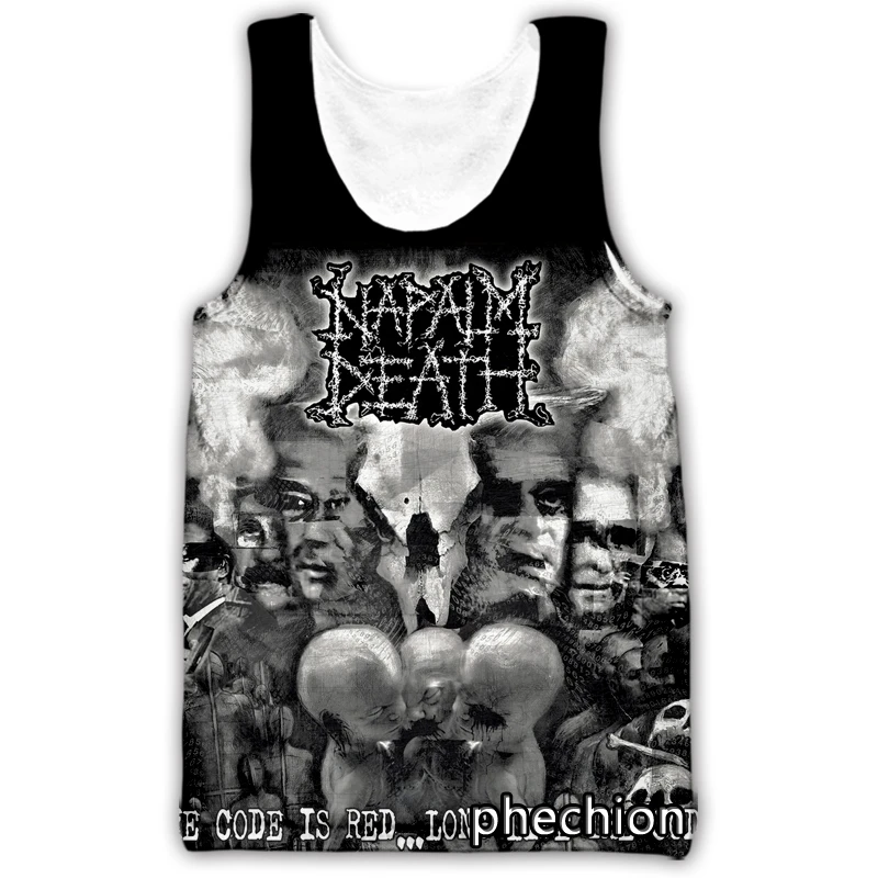 Новые модные женские/мужские майки Phechion с 3D принтом, Napalm Death, жилеты в стиле Харадзюку, летние майки, рубашки, уличная одежда D12
Новые модные женские/мужские майки Phechion с 3D принтом, Napalm Death, жилеты в стиле Харадзюку, летние майки, рубашки, уличная одежда D12