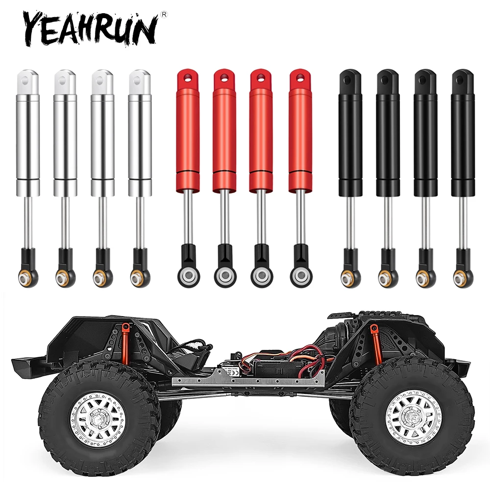 YEAHRUN 4 шт. амортизаторы из алюминиевого сплава для осевого SCX10 1/10 RC Rock Crawler, детали для обновления автомобиля
YEAHRUN 4 шт. амортизаторы из алюминиевого сплава для осевого SCX10 1/10 RC Rock Crawler, детали для обновления автомобиля