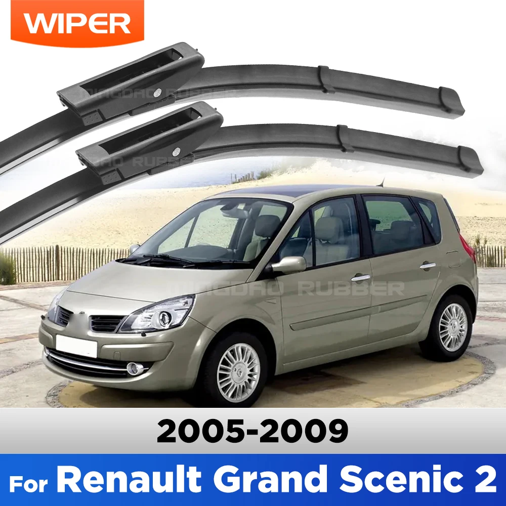 CREATROAD Wiper Blades For Renault Scenic 2 Grand Scenic 2 2005-2009 2006 2007 2008 Windshield Windscreen Window Brush 26"+22"
CREATROAD Wiper Blades For Renault Scenic 2 Grand Scenic 2 2005-2009 2006 2007 2008 Windshield Windscreen Window Brush 26"+22"