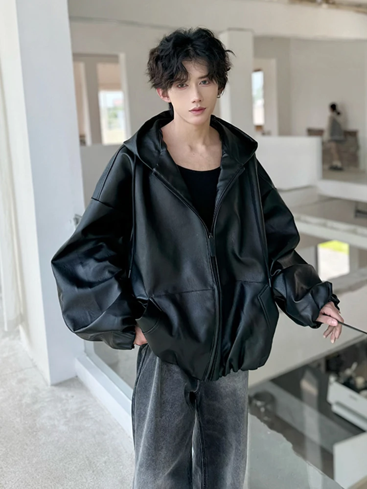 Мужская кожаная куртка Bla ort: весенне-осенняя, с капюшоном, в стиле авиаторской куртки, американский мотоциклетный костюм, свободный крой, длинный рукав
Мужская кожаная куртка Bla ort: весенне-осенняя, с капюшоном, в стиле авиаторской куртки, американский мотоциклетный костюм, свободный крой, длинный рукав