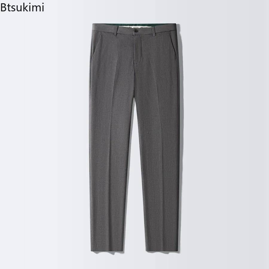 New Business Casual Suit Pants Men's Solid Color Office Formal Trousers Spring Autumn Classic Style Men Light Luxury Dress Pants
New Business Casual Suit Pants Men's Solid Color Office Formal Trousers Spring Autumn Classic Style Men Light Luxury Dress Pants