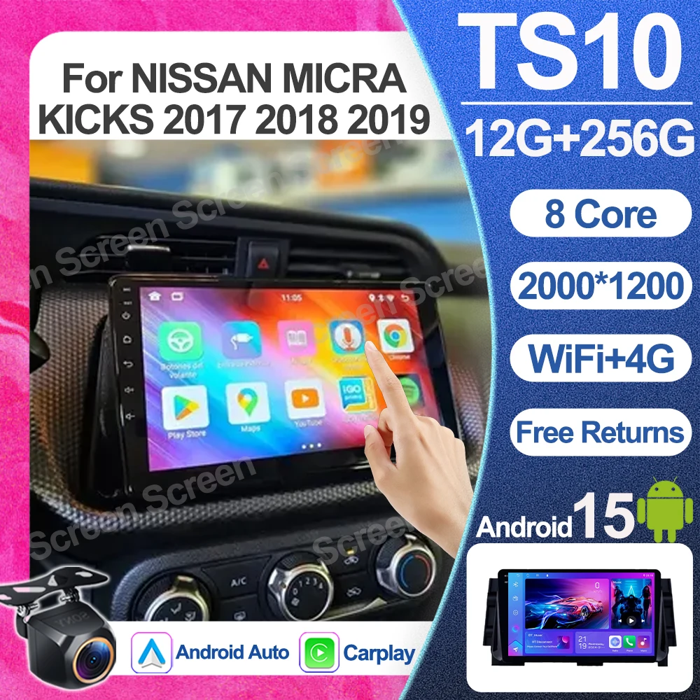 Android 15 Qualcomm Car Radio For NISSAN MICRA KICKS 2017 2018 2019 Auto Carplay Car Stereo WiFi 5G Voice Multimedia Player GPS
Android 15 Qualcomm Car Radio For NISSAN MICRA KICKS 2017 2018 2019 Auto Carplay Car Stereo WiFi 5G Voice Multimedia Player GPS