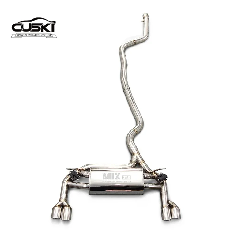 High Flow racing cat back exhaust pipe for for BMW M340/M340i F30 3.0T 2013-2018 quality stainless steel car Exhaust Modificatio
High Flow racing cat back exhaust pipe for for BMW M340/M340i F30 3.0T 2013-2018 quality stainless steel car Exhaust Modificatio