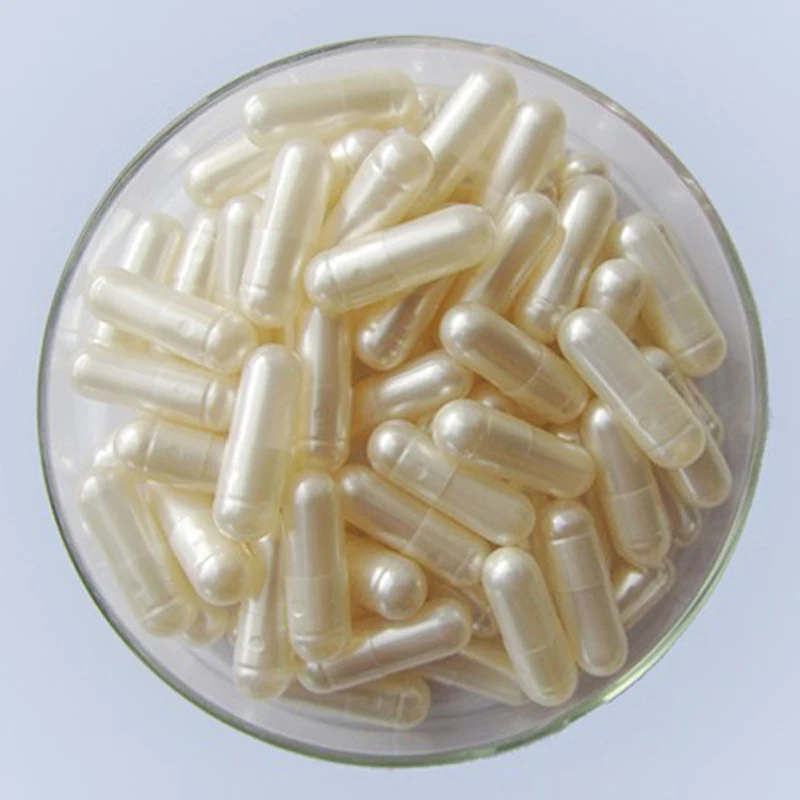 (10,000pcs/pack) Size 00 Pearl White Medicine Capsules, Separated Joined White/white Pearl Empty Capsules
(10,000pcs/pack) Size 00 Pearl White Medicine Capsules, Separated Joined White/white Pearl Empty Capsules