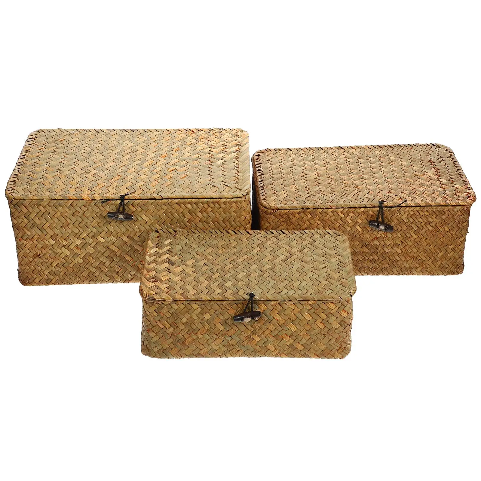3 Pcs Natural Seaweed Woven Storage Baskets for Home Office Bathroom Desk Organization Multifunctional Containers Box
3 Pcs Natural Seaweed Woven Storage Baskets for Home Office Bathroom Desk Organization Multifunctional Containers Box