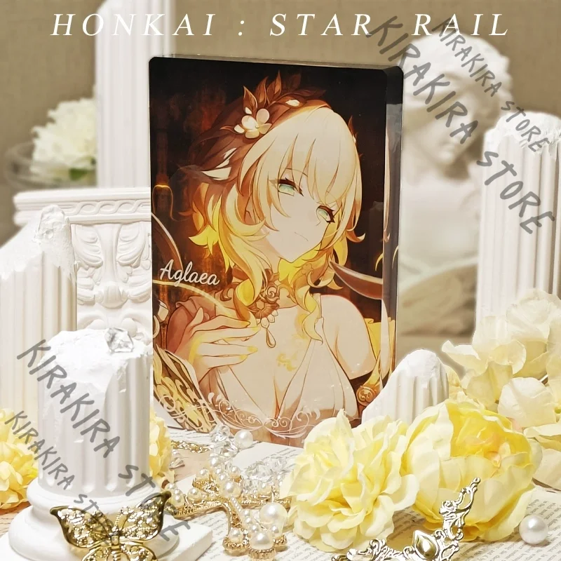 Honkai: Star Rail Aglaea 58mm Badge Postcard Transparent Card Double-flash Colored Paper Acrylic Brick Ornaments Christmas Gift
Honkai: Star Rail Aglaea 58mm Badge Postcard Transparent Card Double-flash Colored Paper Acrylic Brick Ornaments Christmas Gift