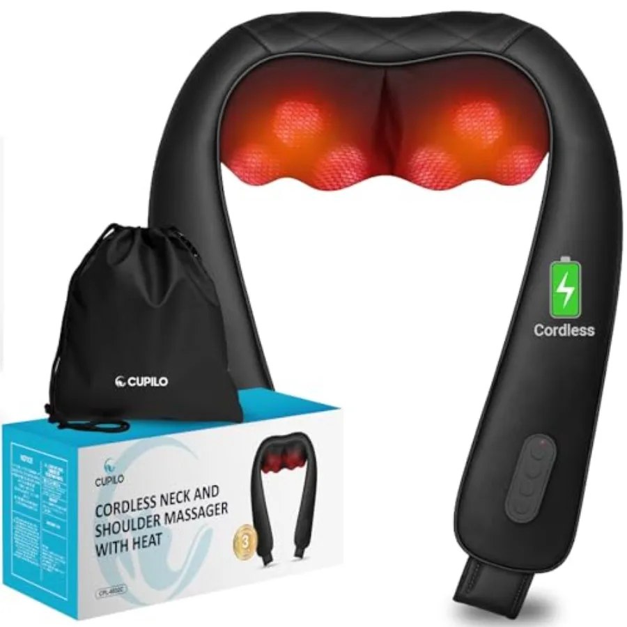 Cordless Neck Massager for Pain Relief Deep Tissue FSA Eligible HSA Store Upgrade Shoulder and Back Massager with Heat Skin-Fri
Cordless Neck Massager for Pain Relief Deep Tissue FSA Eligible HSA Store Upgrade Shoulder and Back Massager with Heat Skin-Fri