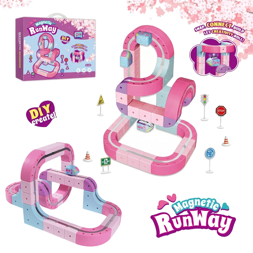 Magnetic Electric Train Set Anti-Gravity Railcar DIY Technical Building Blocks STEM High-Speed Vehicle Rail Track Toy Girls
Magnetic Electric Train Set Anti-Gravity Railcar DIY Technical Building Blocks STEM High-Speed Vehicle Rail Track Toy Girls