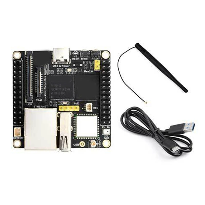 Для платы разработки Luckfox Pico Ultra RV1106, материнская плата Micro Linux, 8 ГБ EMMC с WIFI-с POE
Для платы разработки Luckfox Pico Ultra RV1106, материнская плата Micro Linux, 8 ГБ EMMC с WIFI-с POE